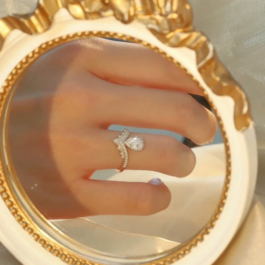 1.5 Carat Moissanite 925 Sterling Silver Ring - Girly Tea