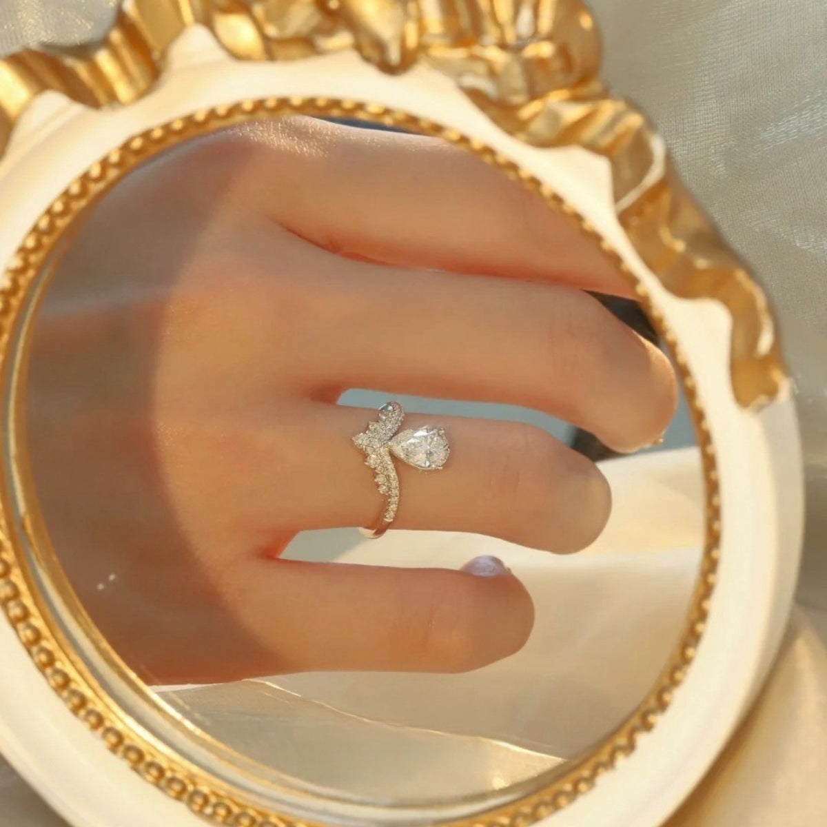 1.5 Carat Moissanite 925 Sterling Silver Ring - Girly Tea