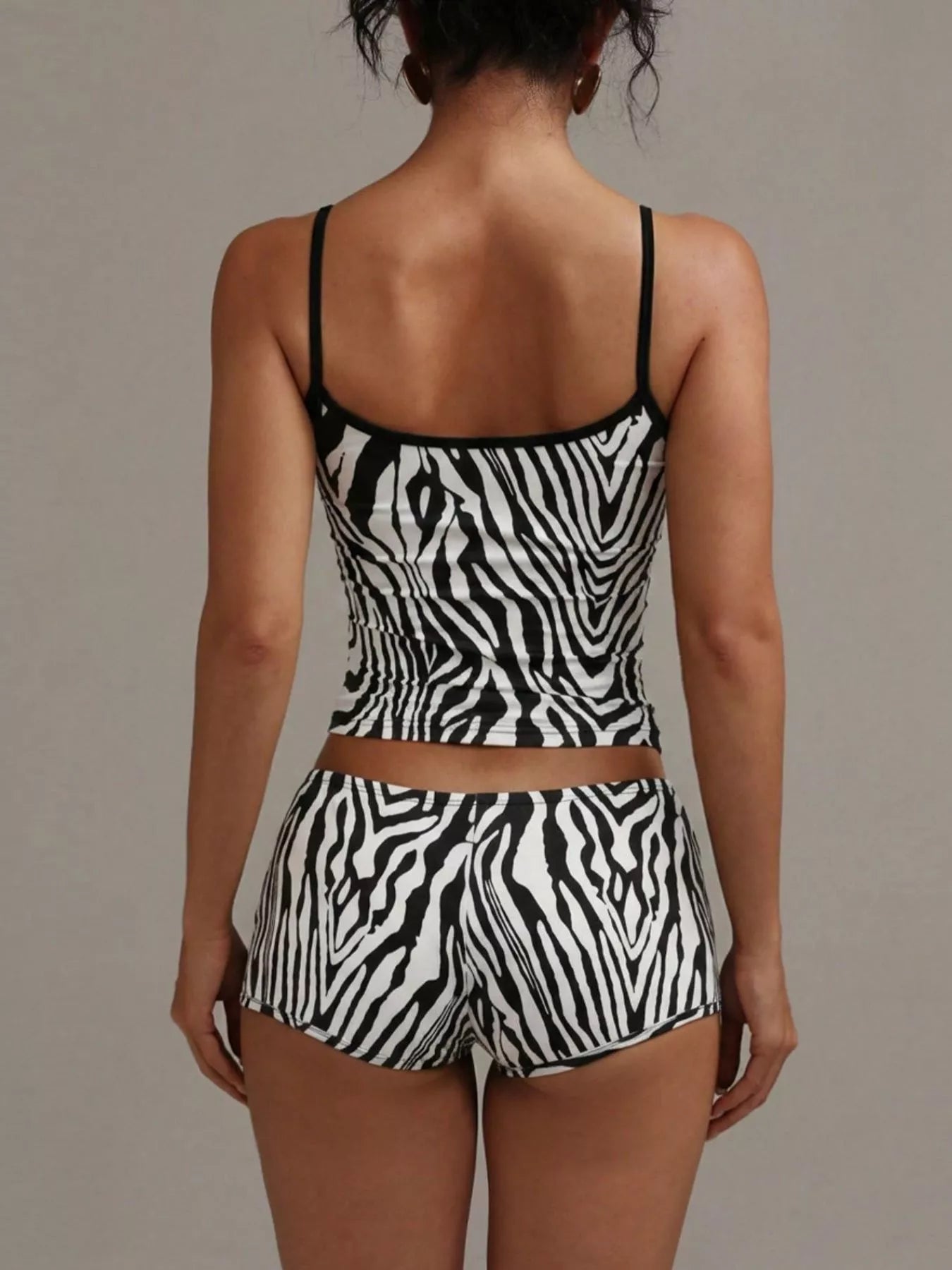 Leopard Print Cami ad Shorts Set - Girly Tea