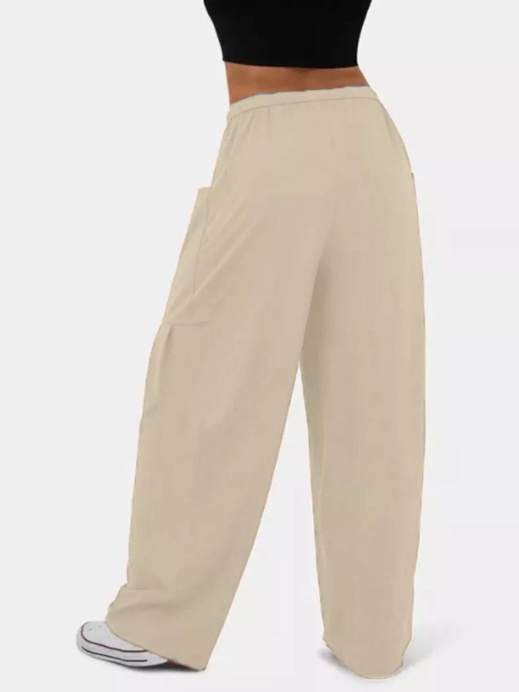 Relaxed Fit Drawstring Pants - Girly Tea