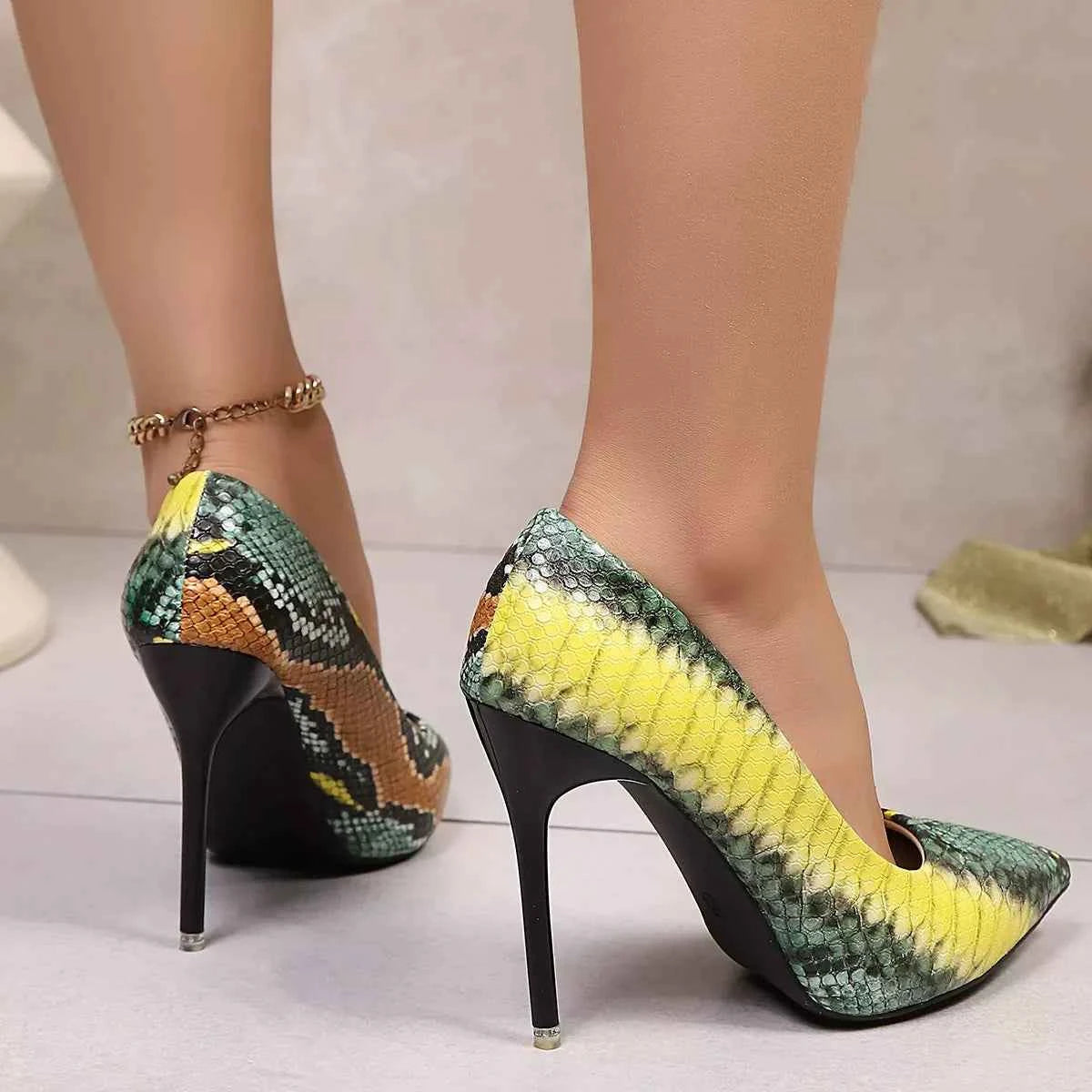 Point Toe Stiletto Pumps