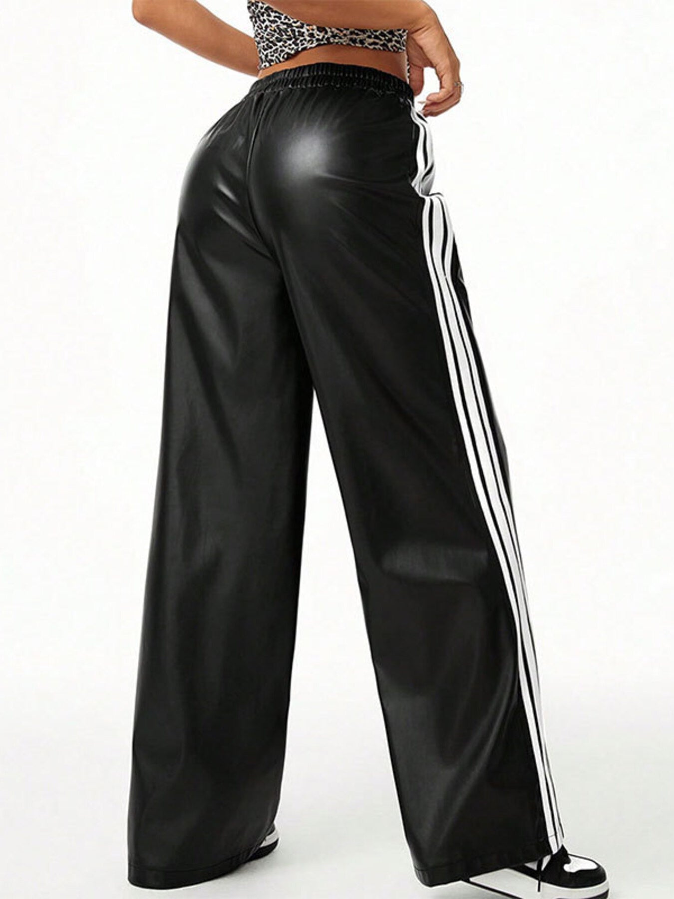 Striped Wide Leg Pants - Girly Tea