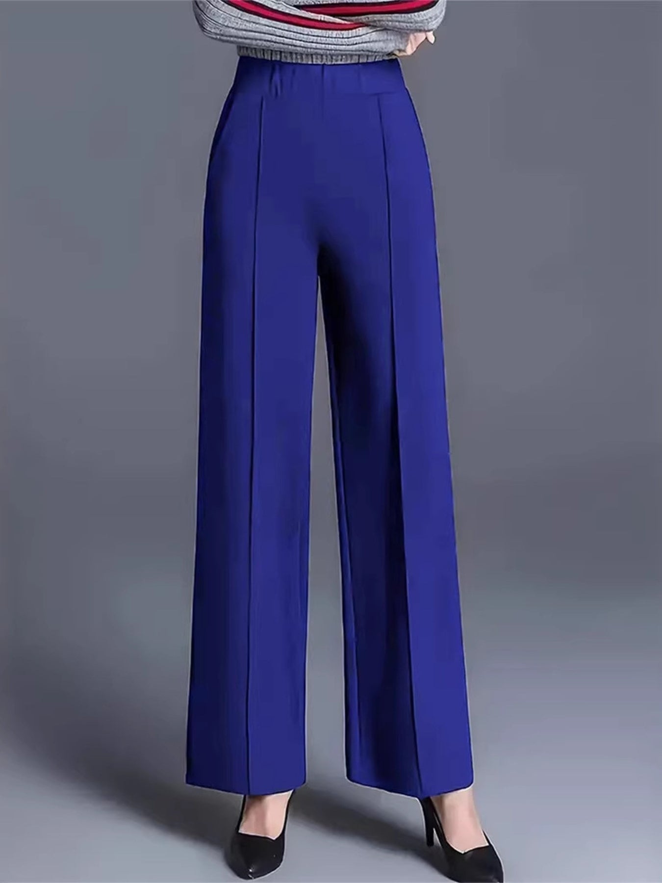 High-Waisted Wide Leg Pants - Girly Tea