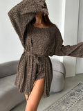 Leopard Cami Cardigan and Shorts 3-Piece Set - Girly Tea