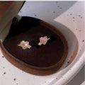 Heart Planet Stud Earrings - Girly Tea