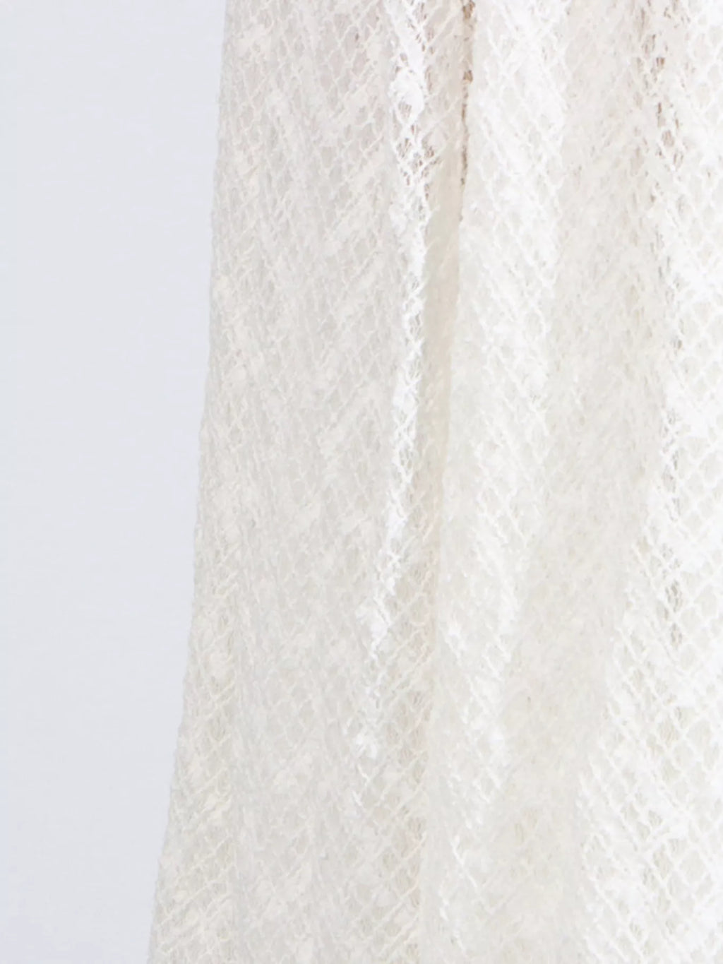 Lace Mock Neck Long Sleeve Maxi Dress - Girly Tea