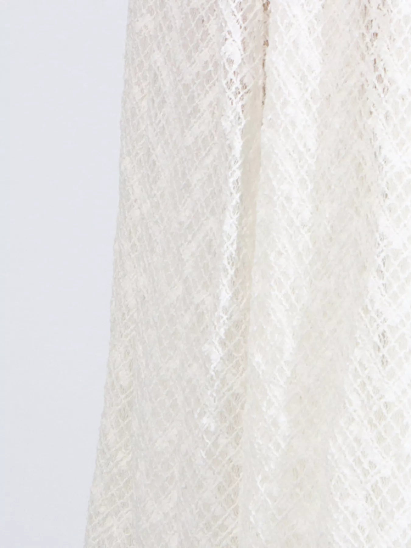 Lace Mock Neck Long Sleeve Maxi Dress - Girly Tea