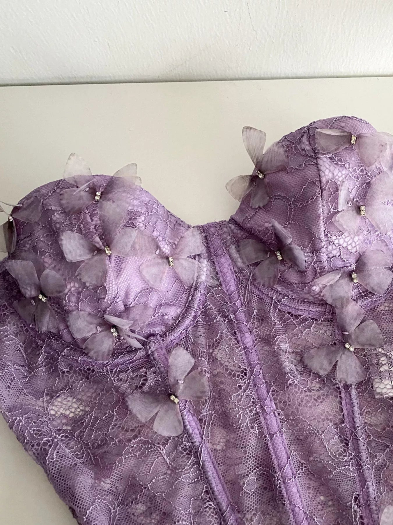Butterfly Lace Tube Top - Girly Tea