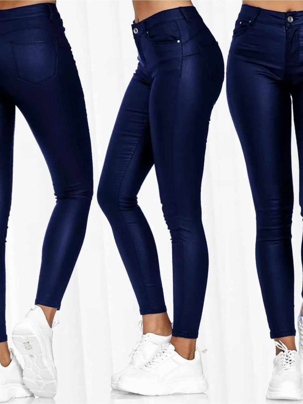 Full Size High-Waisted Skinny Pants Plus Size - Girly Tea