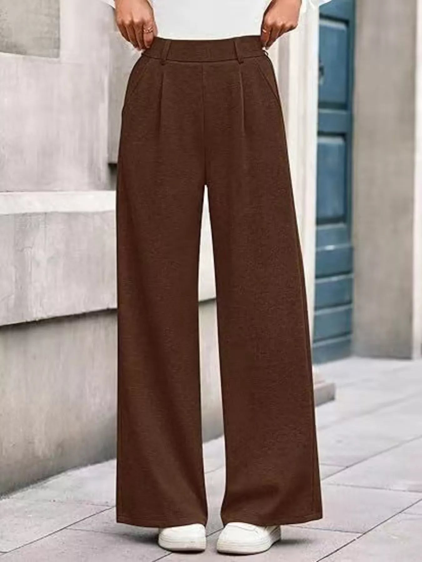Wide-Leg Pants - Girly Tea