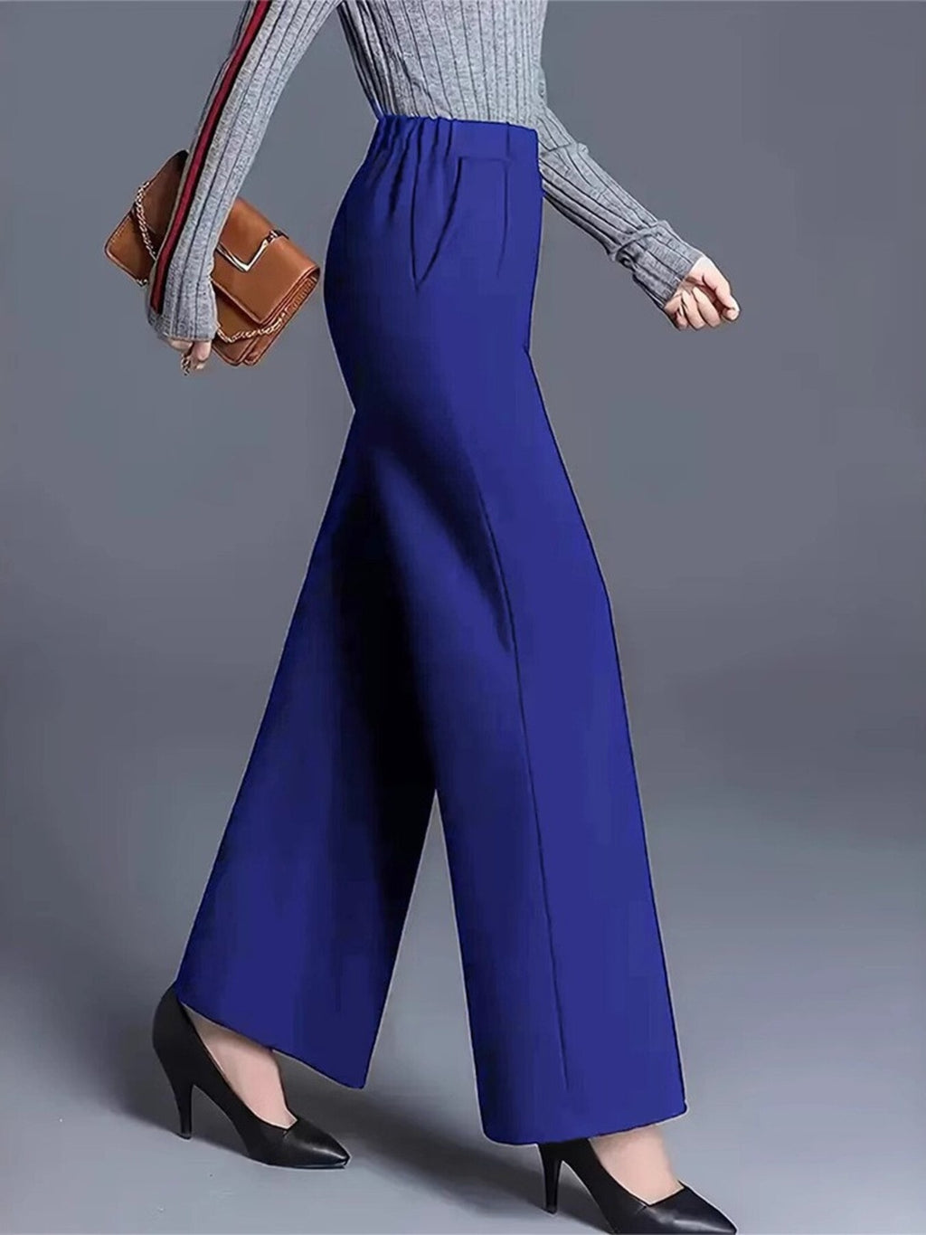 High-Waisted Wide Leg Pants - Girly Tea