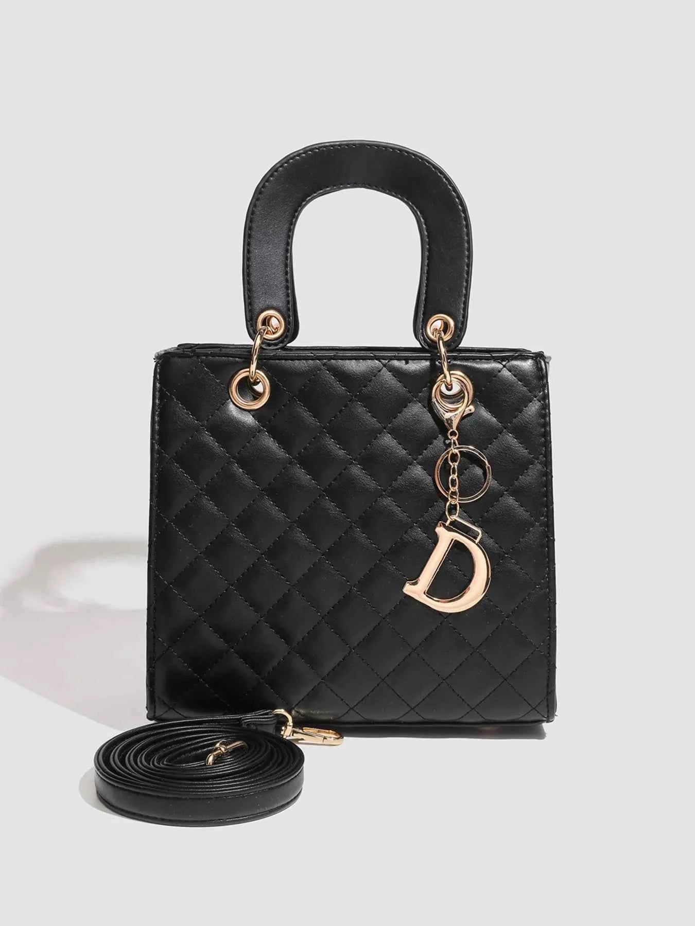 Quilted Top Handle Handbag