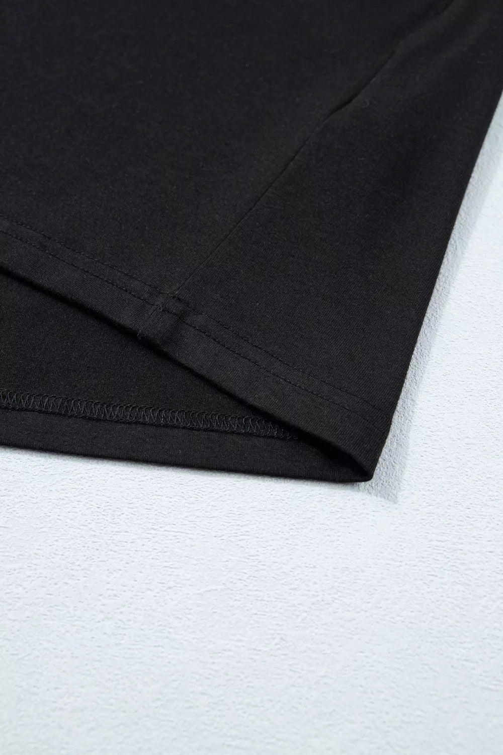 Solid Color Oversize Tee Tie Wrap Mini Skort 2pcs Set - Girly Tea