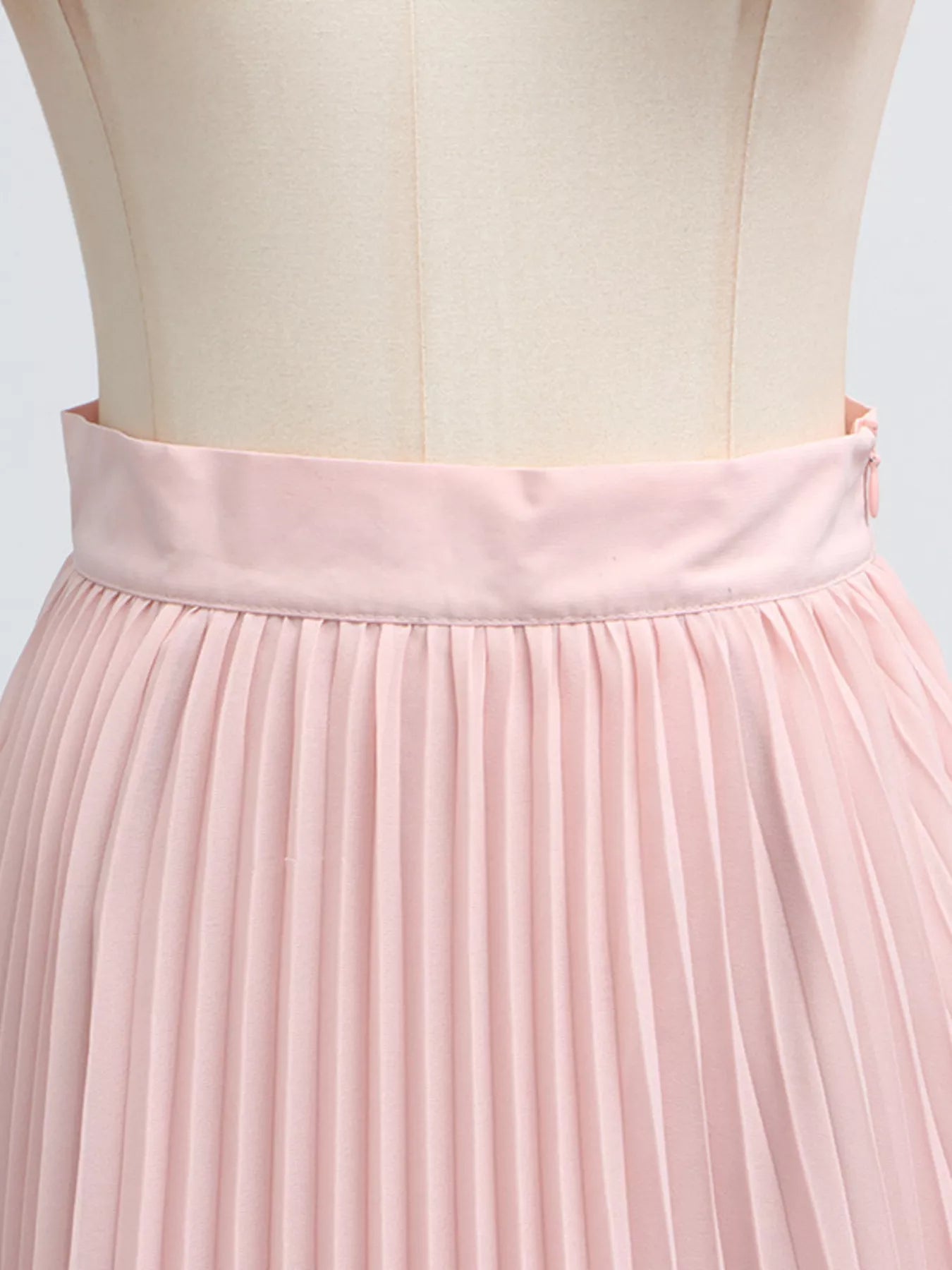 Frill Lapel Collar Top and Pleated Skirt Set - Girly Tea