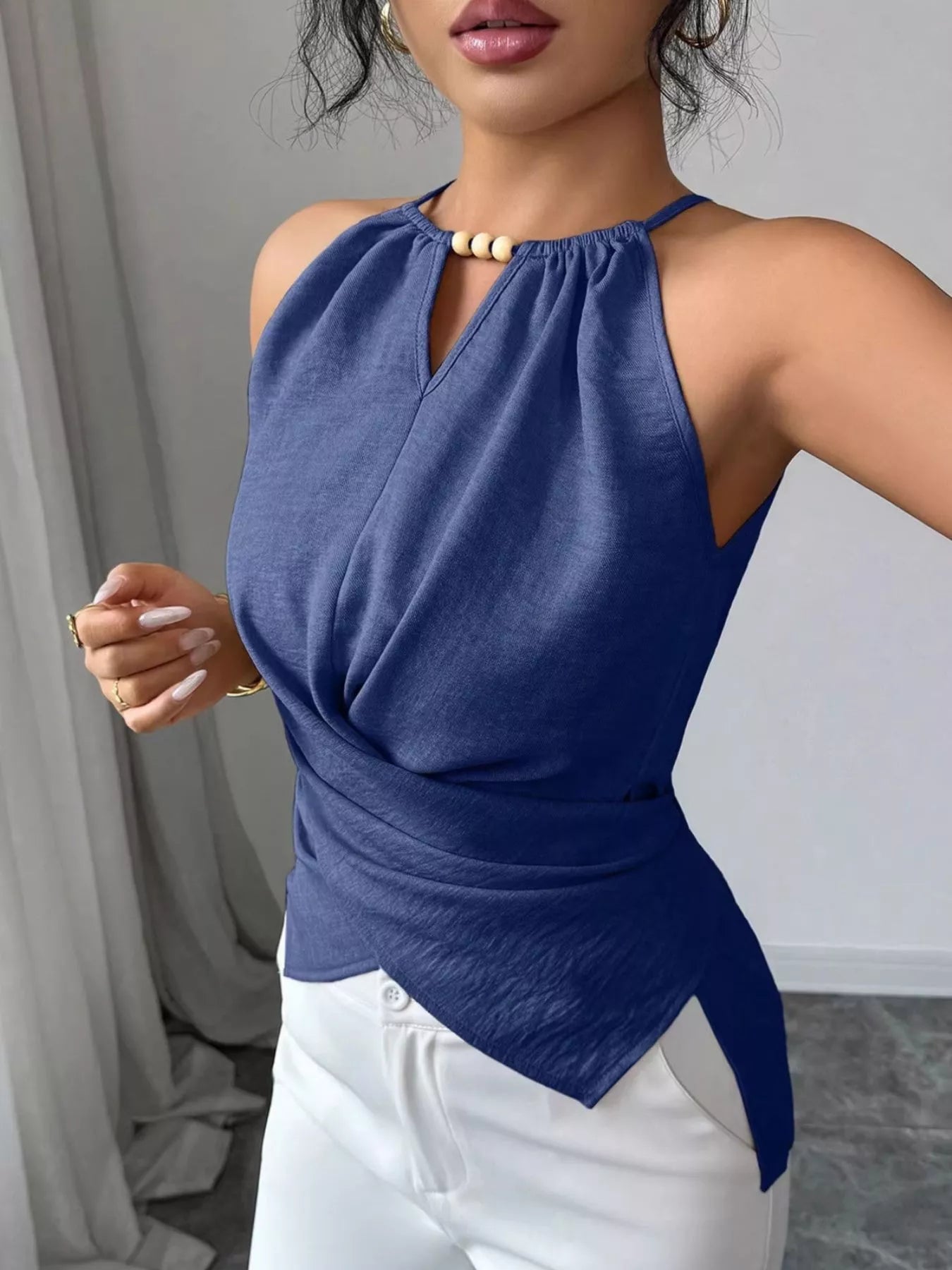Halter Neck Crisscross Cami - Girly Tea