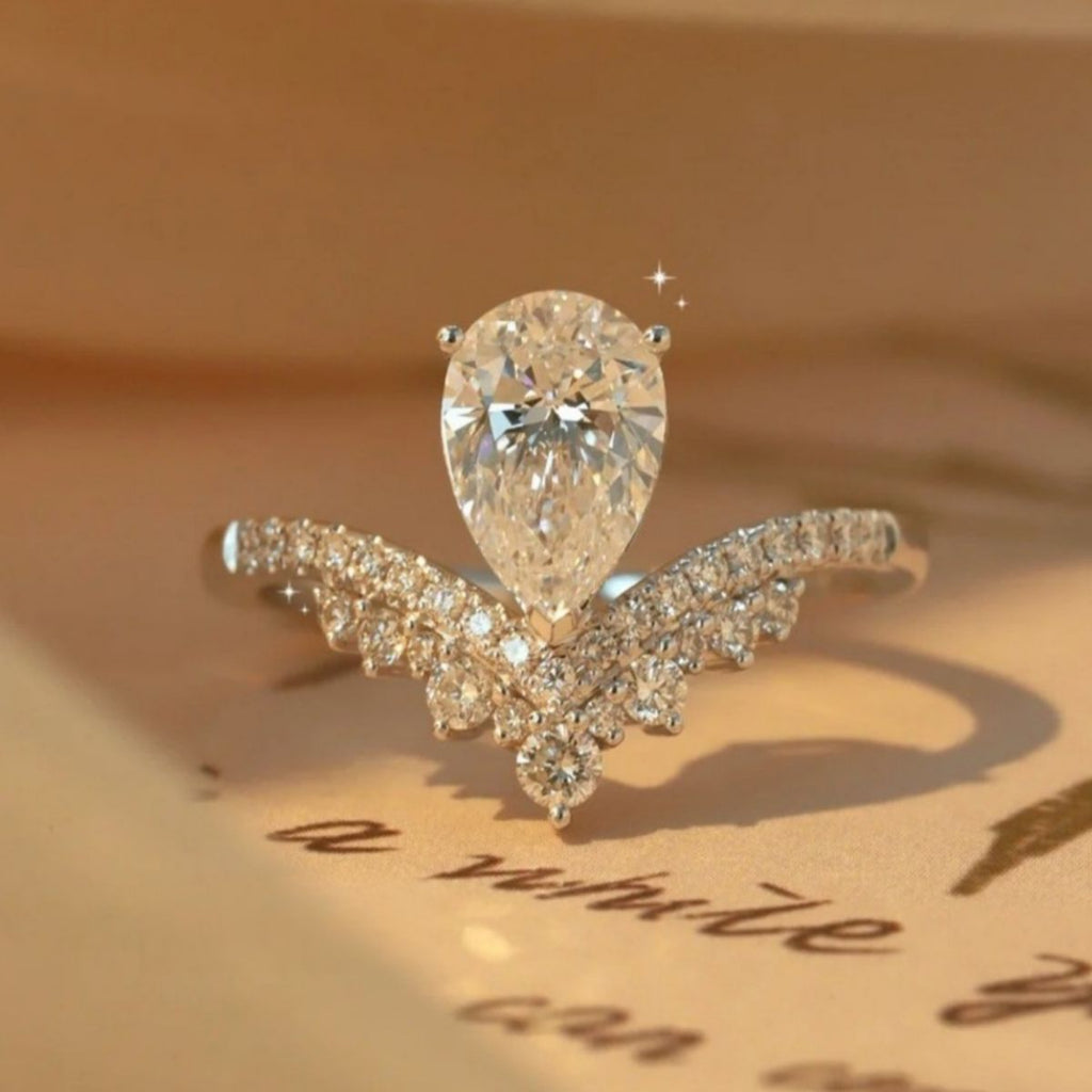 1.5 Carat Moissanite 925 Sterling Silver Ring - Girly Tea