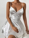 Tie Back Layered Cami Dress - Girly Tea