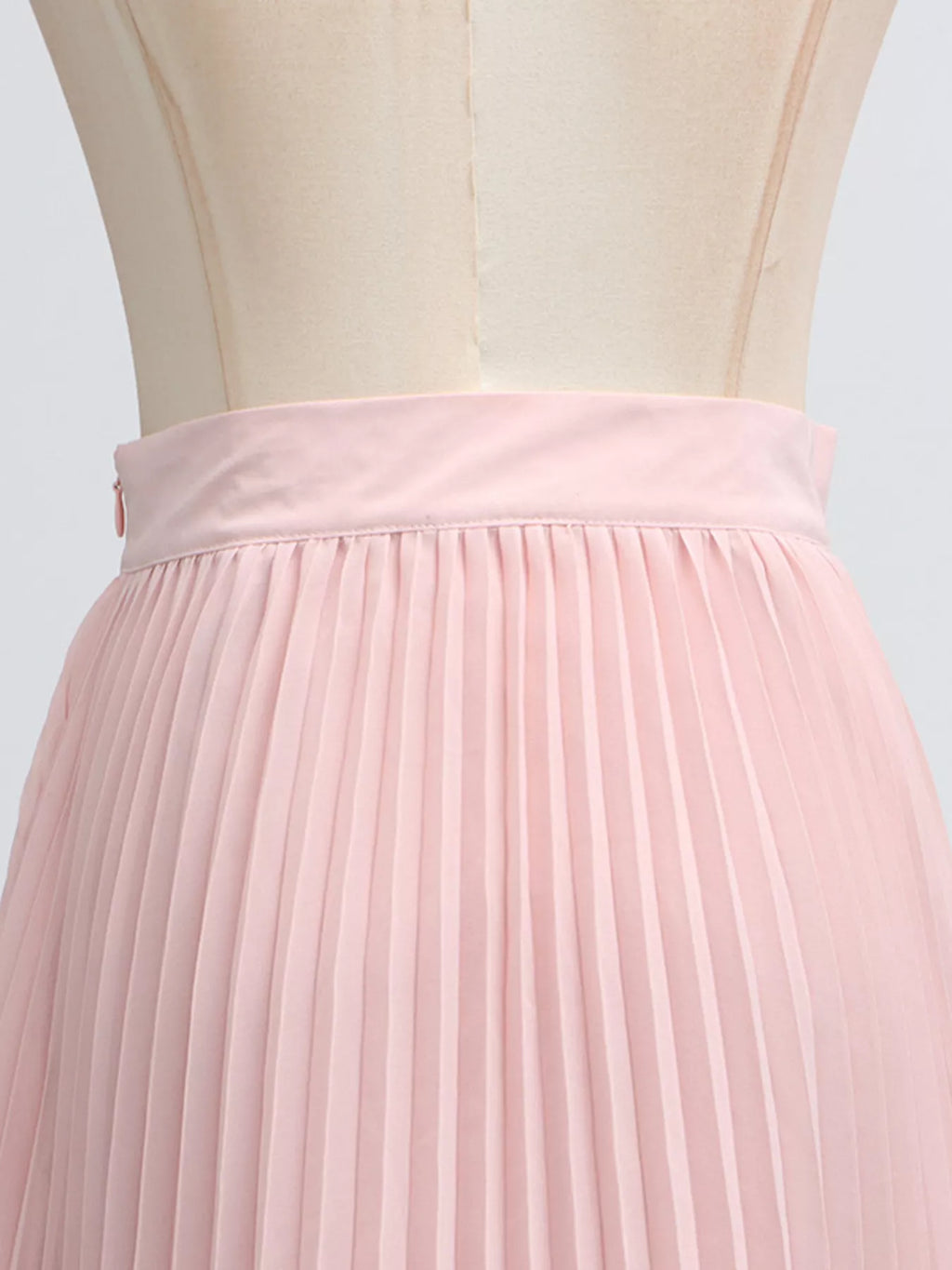 Frill Lapel Collar Top and Pleated Skirt Set - Girly Tea