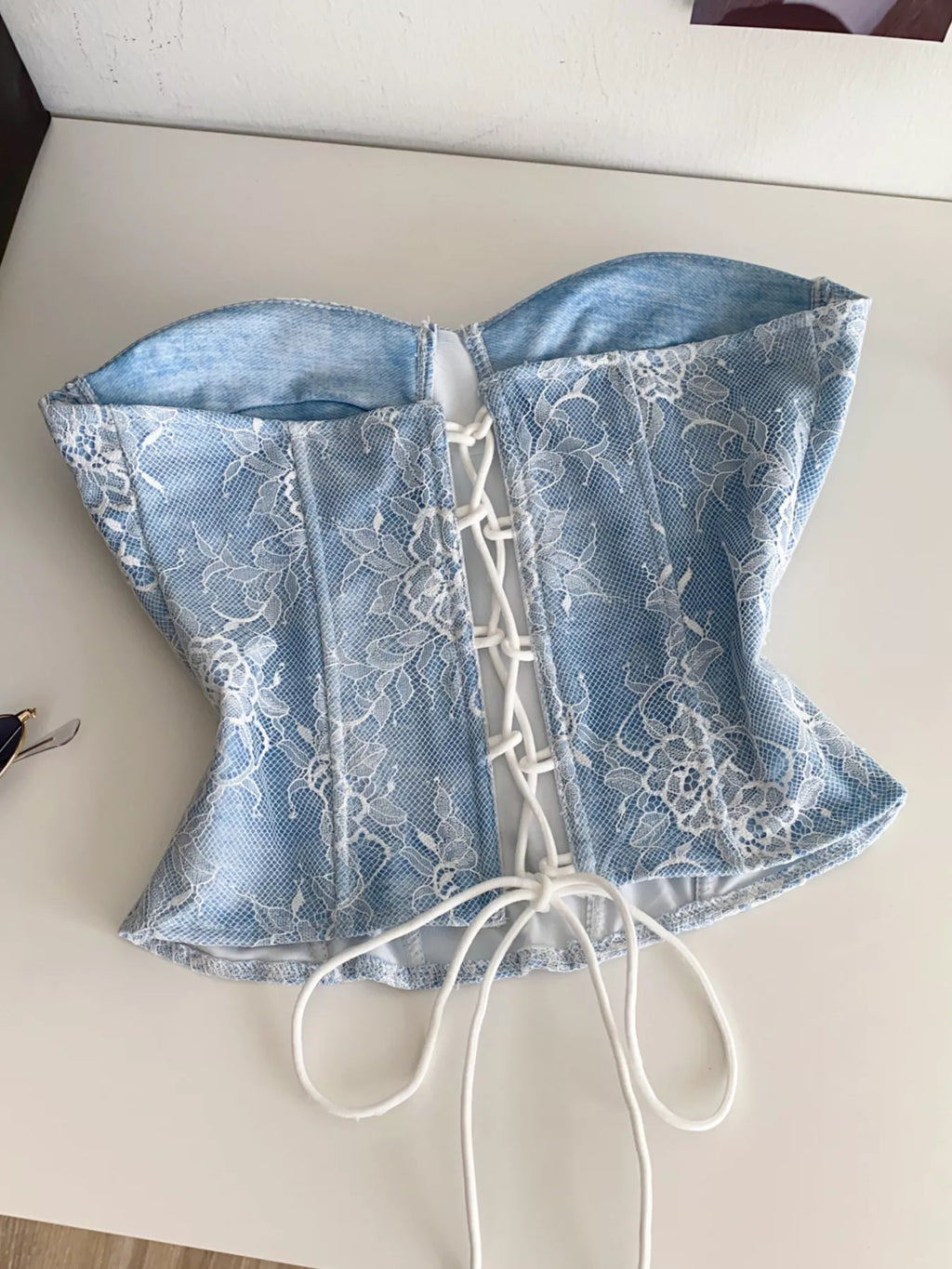 Lace Trimmed Tube Top - Girly Tea