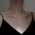 925 Sterling Silver Cube Necklace - Girly Tea