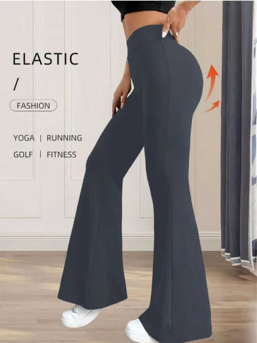 High Waist Flare Pants - Girly Tea
