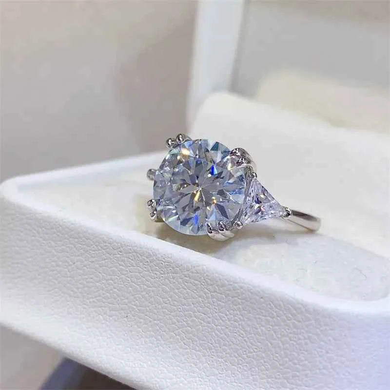5 Carat Moissanite 925 Sterling Silver Ring