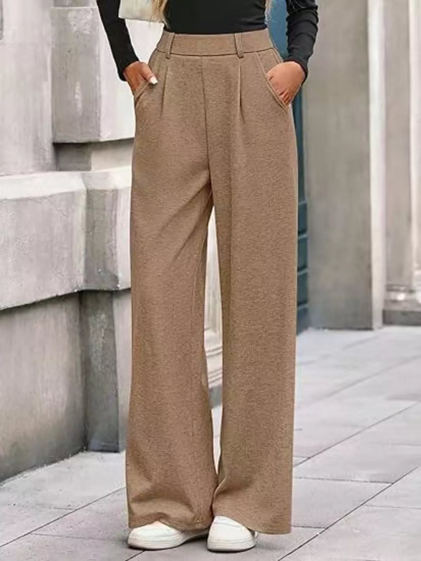 Wide-Leg Pants - Girly Tea