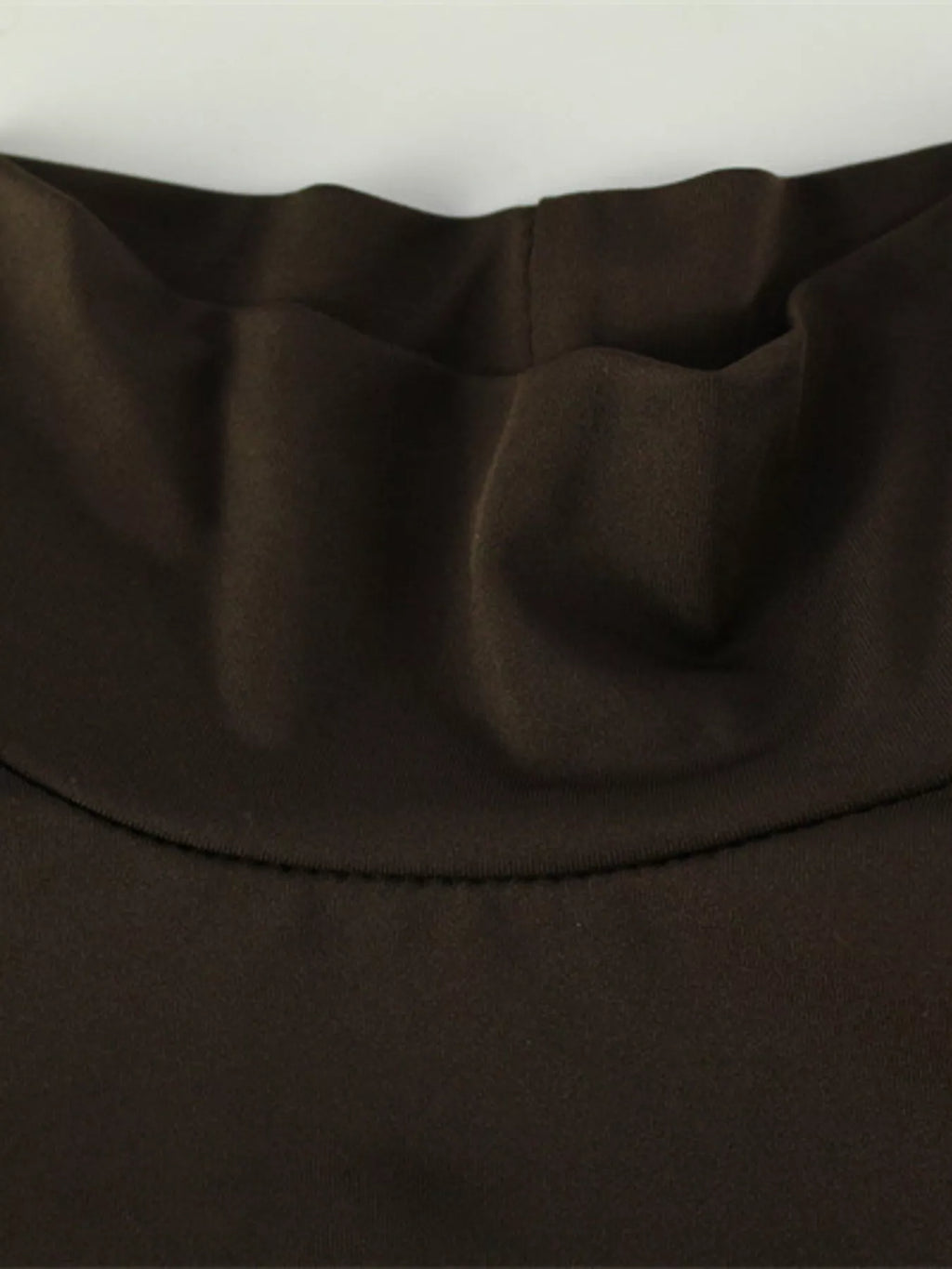 Turtleneck Long Sleeve Tie Waist Maxi Dress - Girly Tea