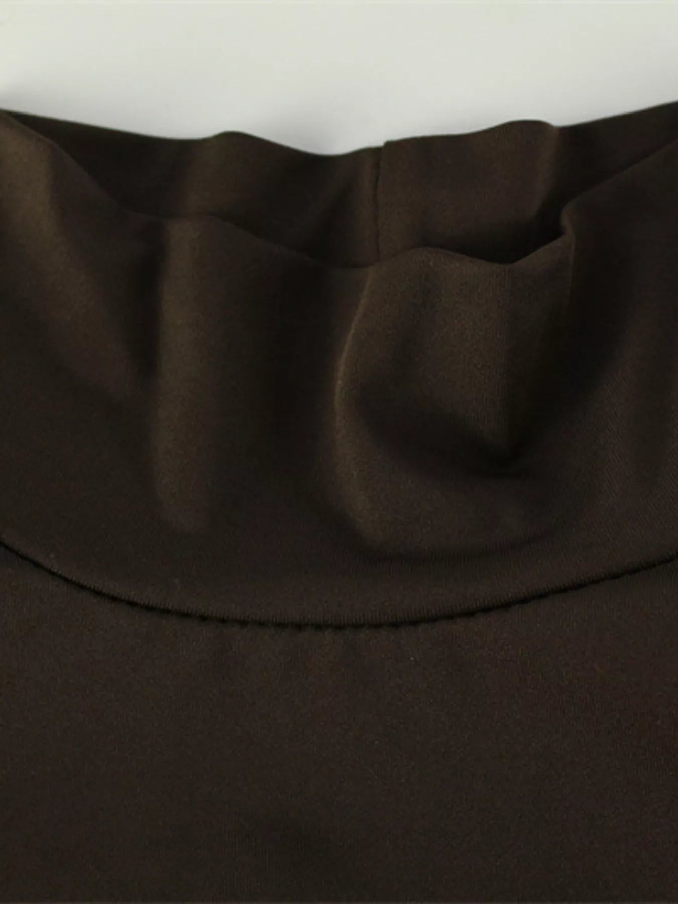 Turtleneck Long Sleeve Tie Waist Maxi Dress - Girly Tea