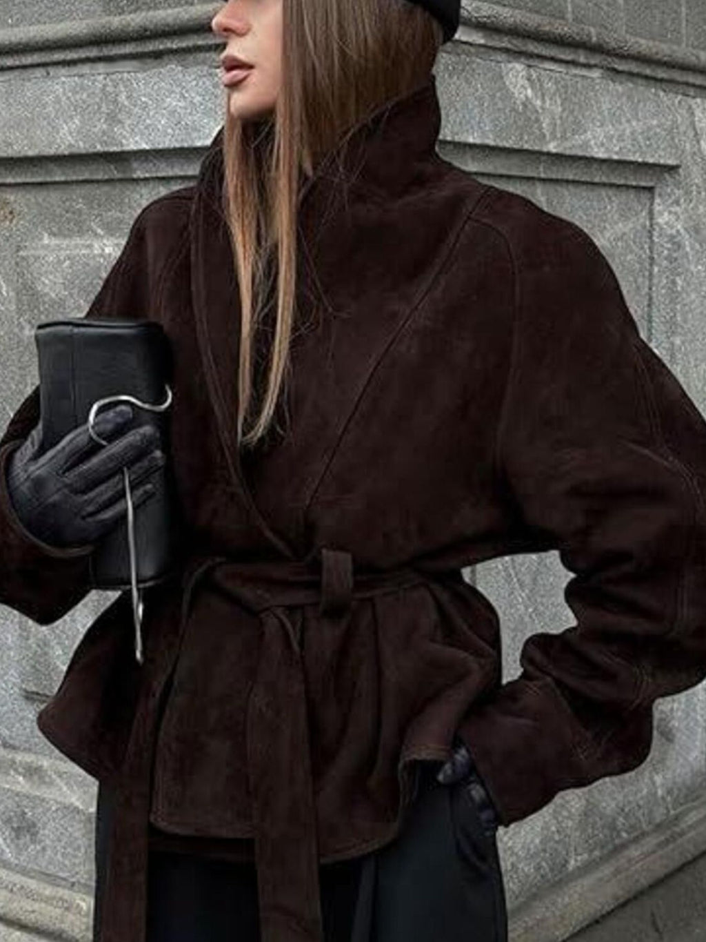 Tie Waist Vintage Style Jacket - Girly Tea
