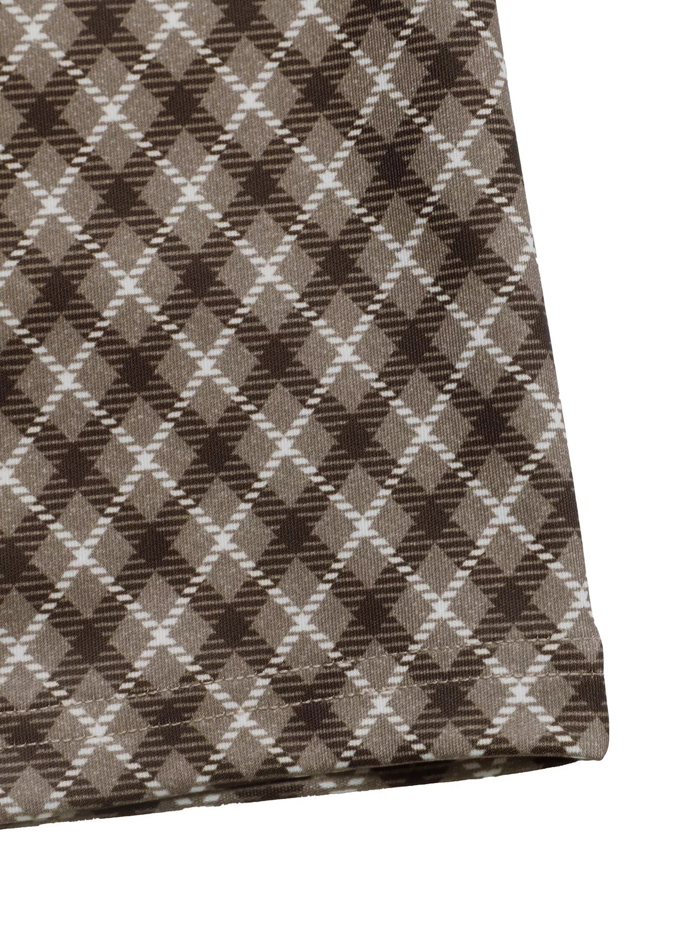 Plaid High-Waisted Wide Leg Pants - Girly Tea