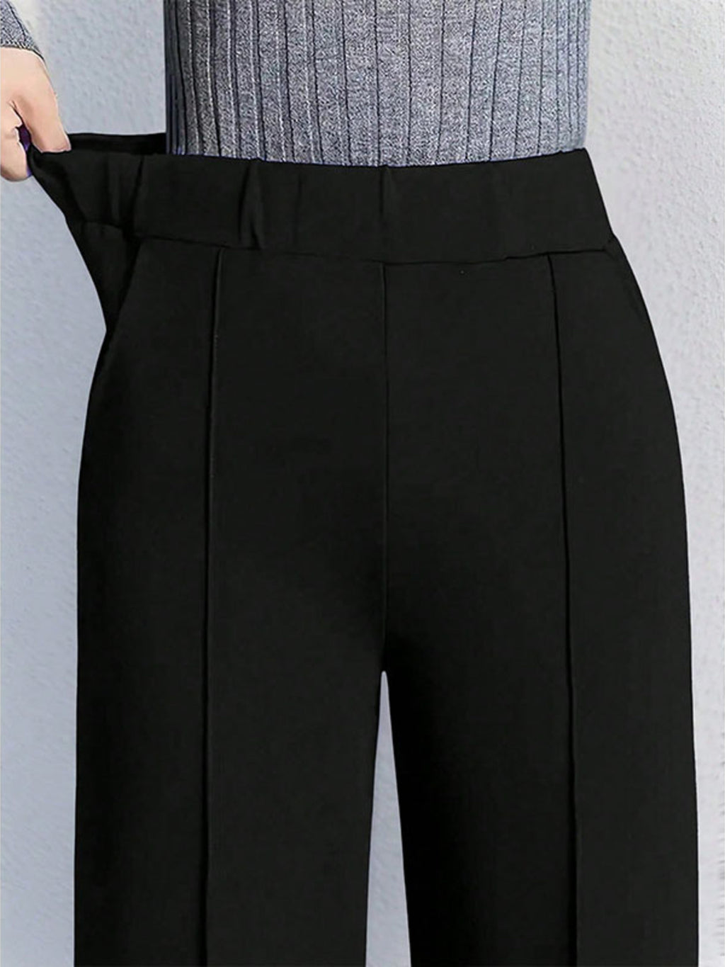 High-Waisted Wide Leg Pants - Girly Tea
