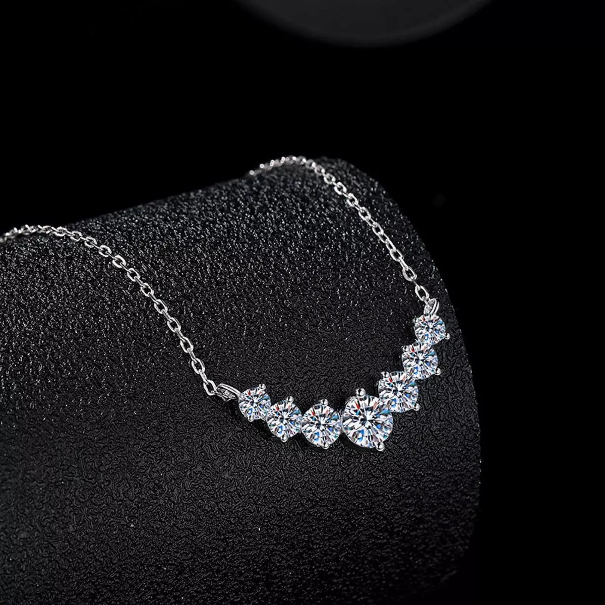 2.8 Carat Moissanite 925 Sterling Silver Necklace - Girly Tea
