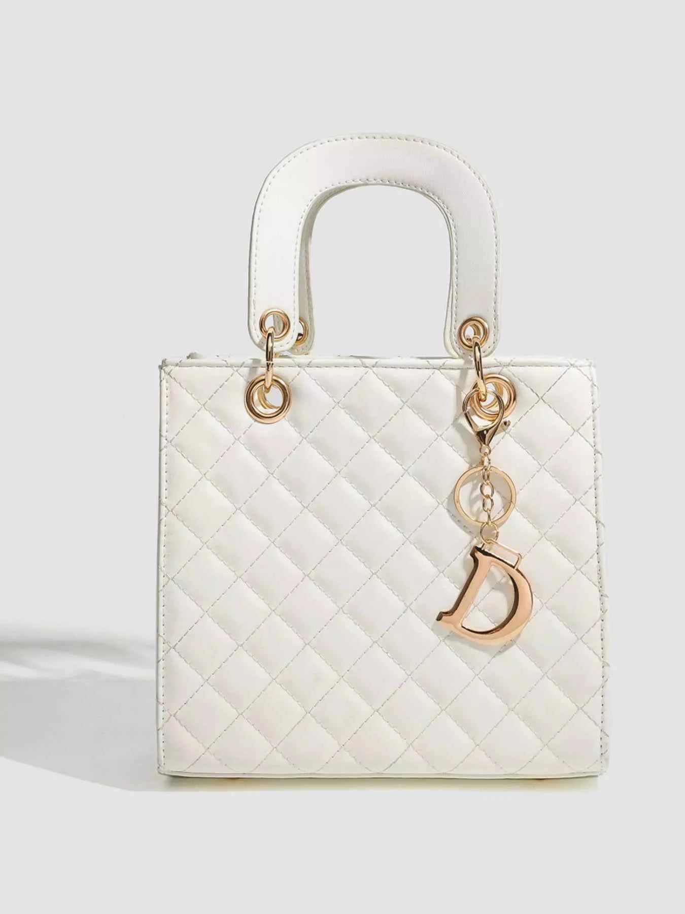 Quilted Top Handle Handbag