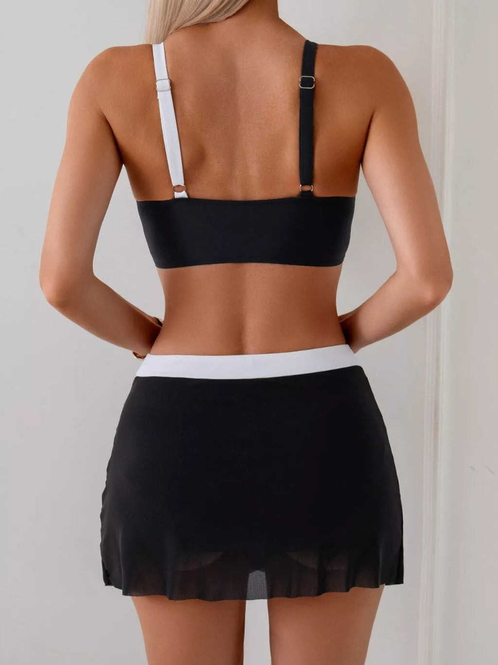 Two Tone Cami and Skort Swim Set - Girly Tea