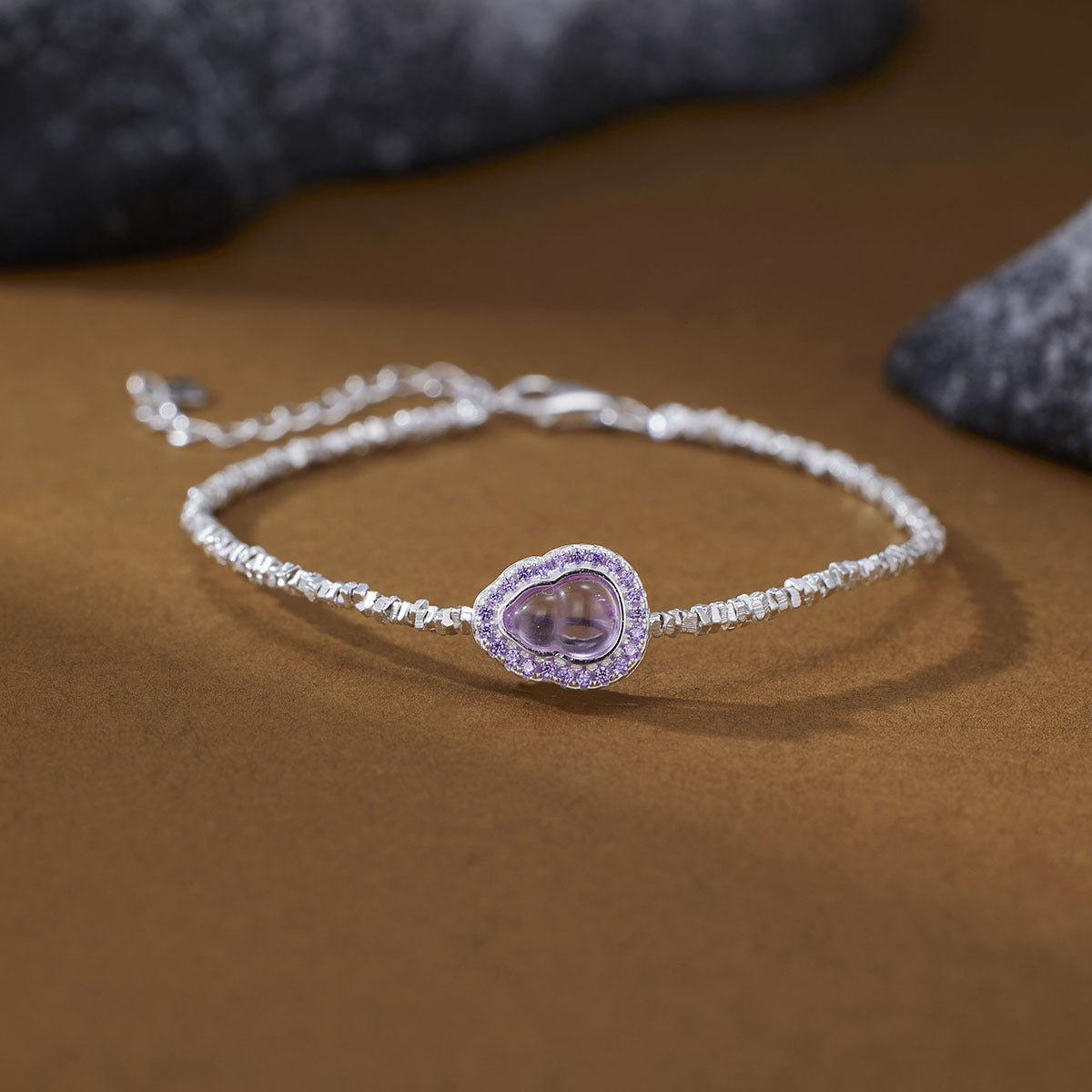 925 Sterling Silver Gourd Charm Bracelet - Girly Tea