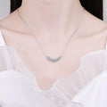 2.8 Carat Moissanite 925 Sterling Silver Necklace - Girly Tea