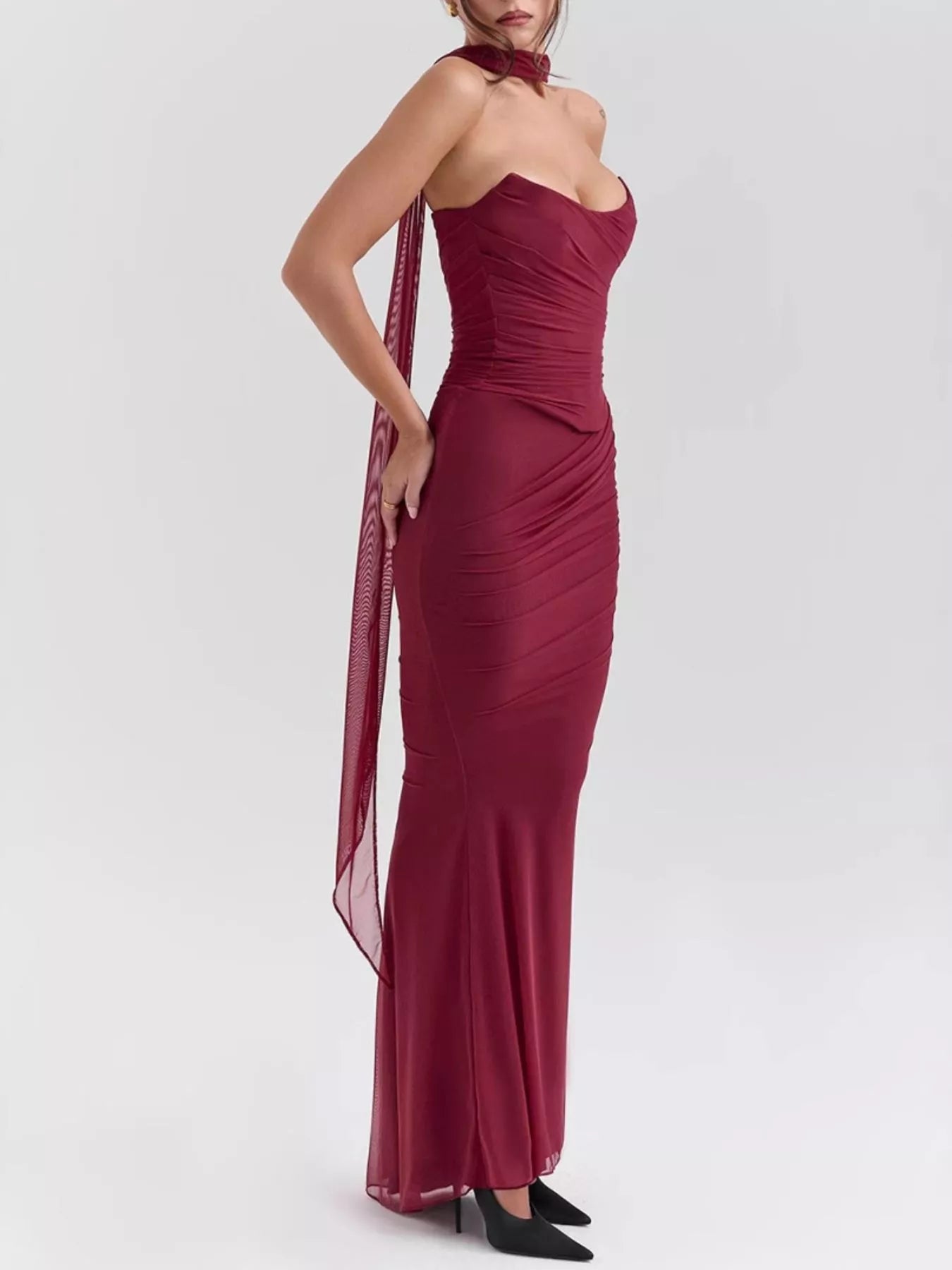 Tube Top and Maxi Skirt Set - Girly Tea