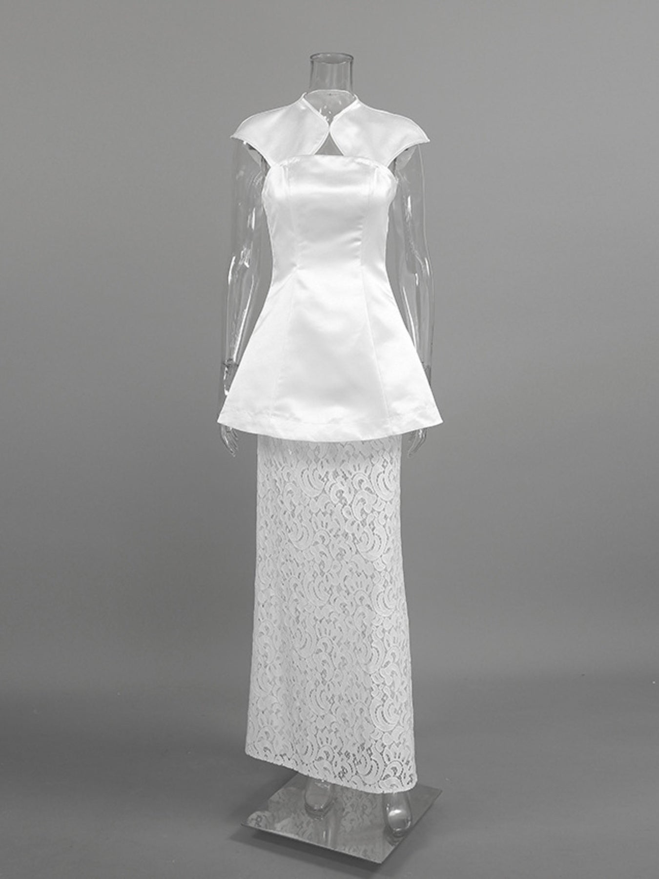 Cap Sleeve Top and Lace Skirt Set - Girly Tea