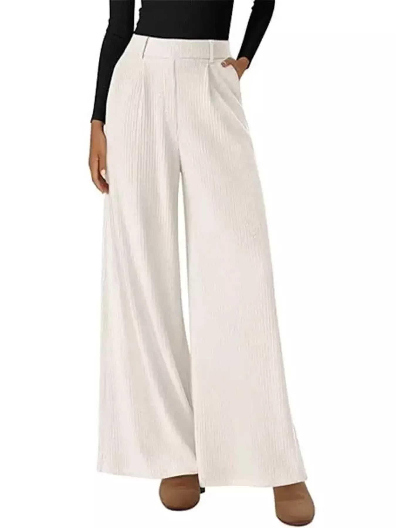 Wide-Leg Pants - Girly Tea