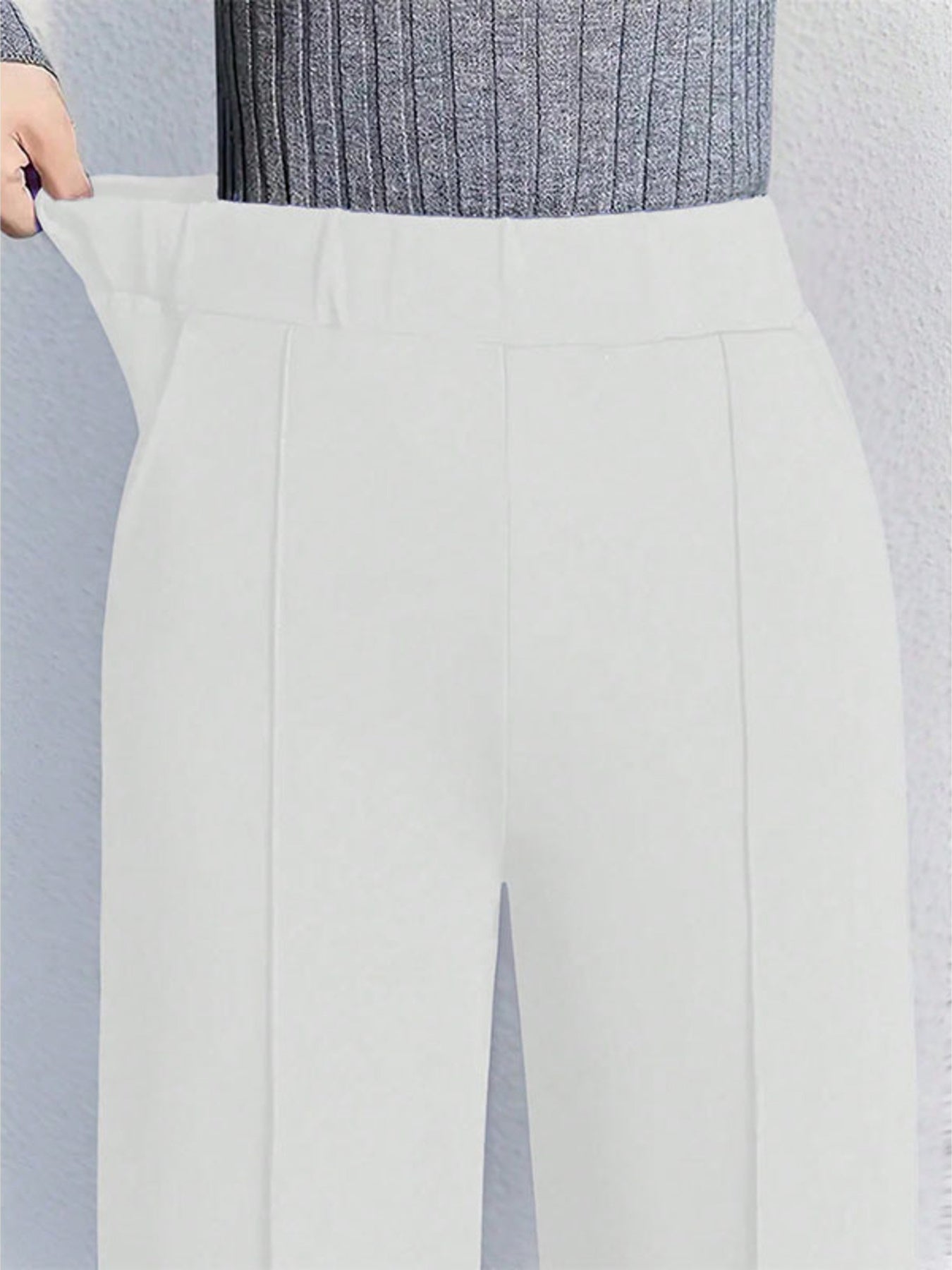 High-Waisted Wide Leg Pants - Girly Tea