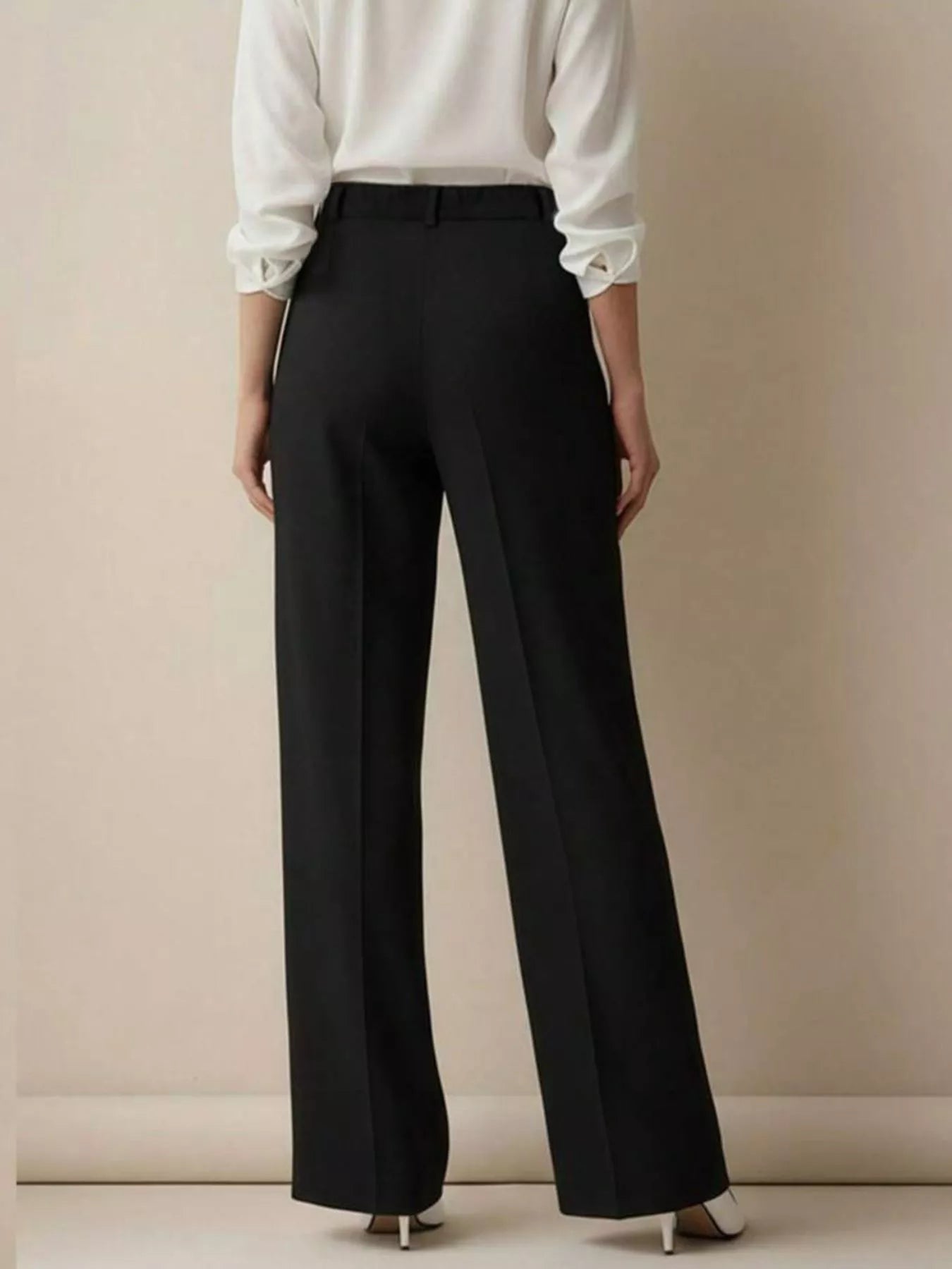 High-Waisted Wide Leg Pants - Girly Tea