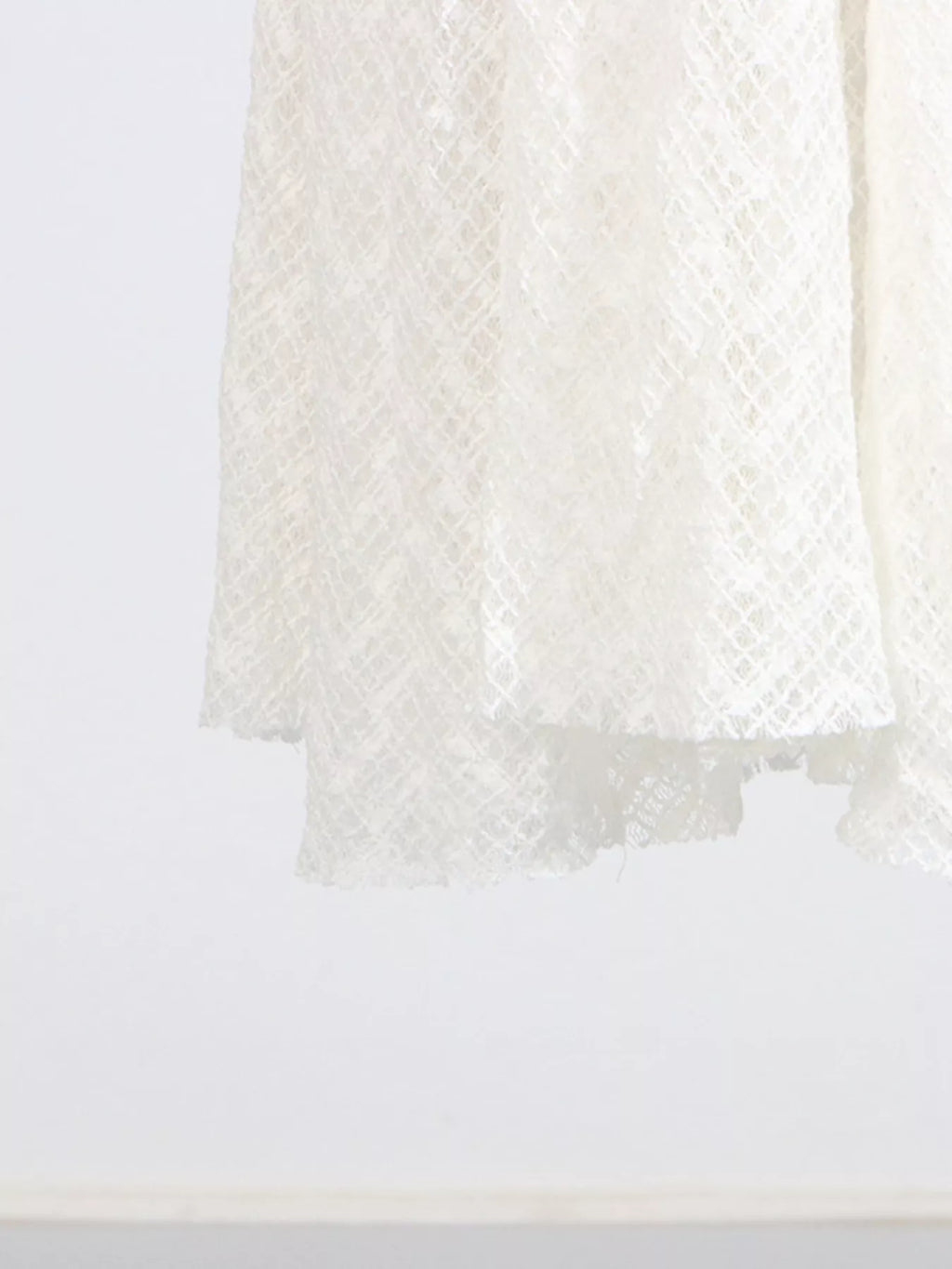 Lace Mock Neck Long Sleeve Maxi Dress - Girly Tea