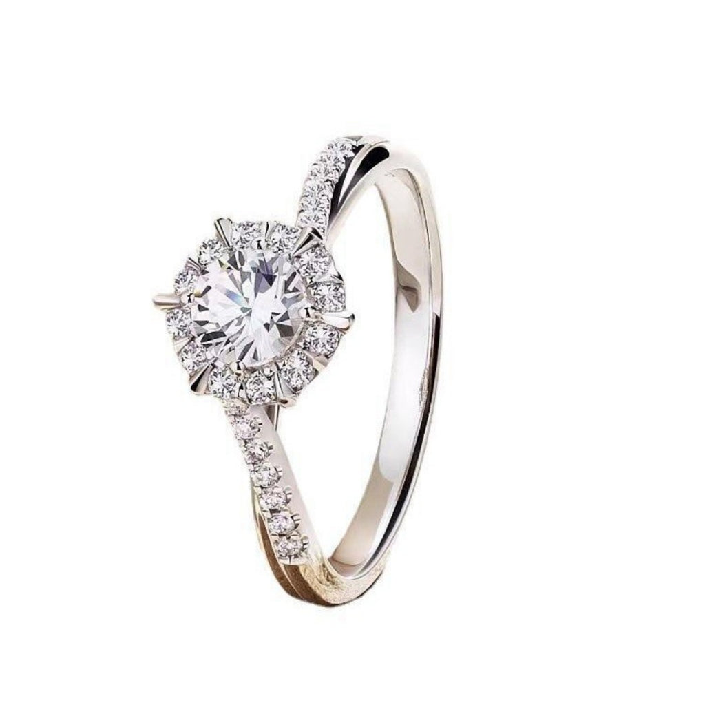 Moissanite 925 Sterling Silver Ring - Girly Tea