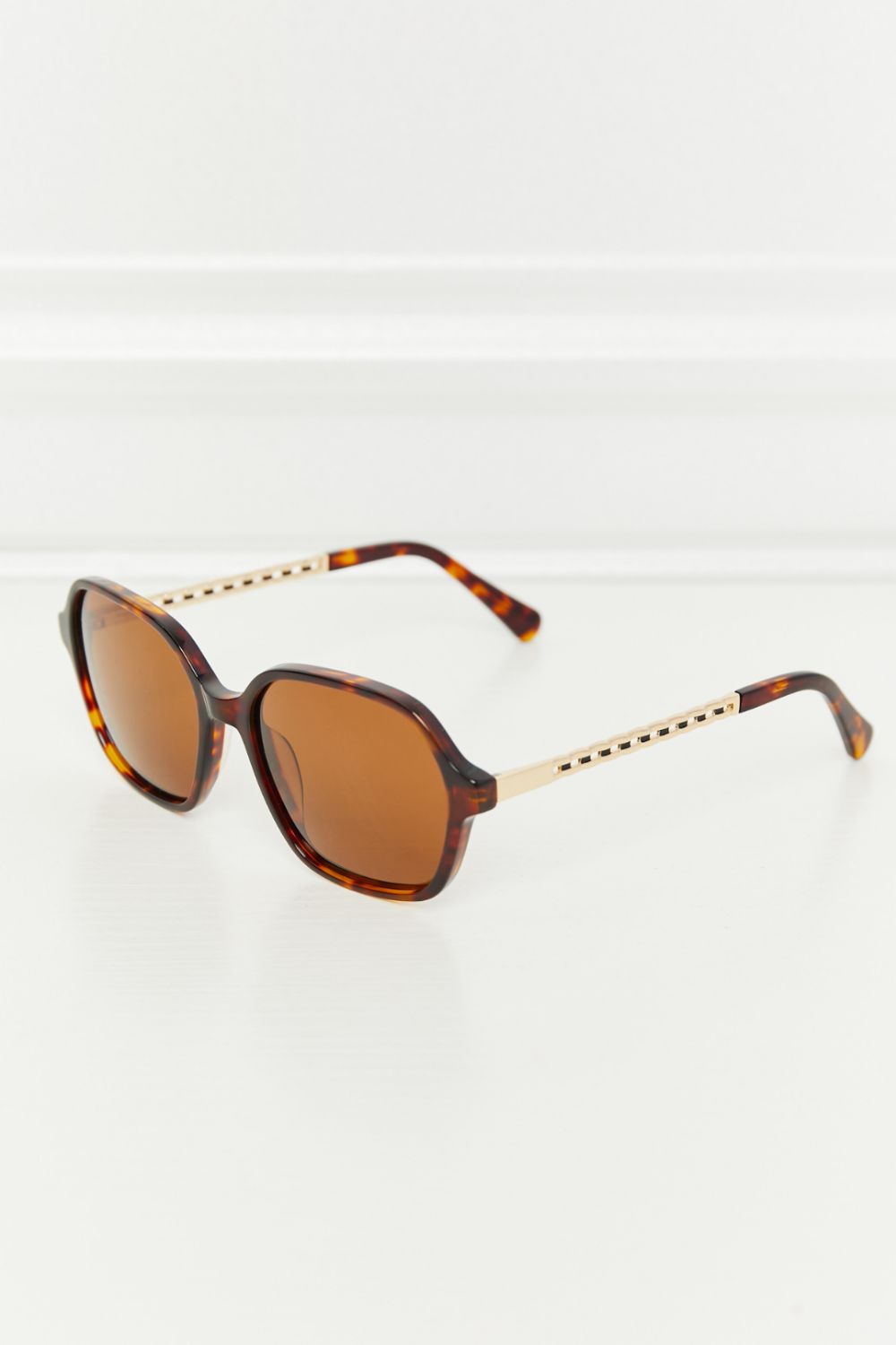 TAC Polarization Lens Full Rim Sunglasses - Girly Tea