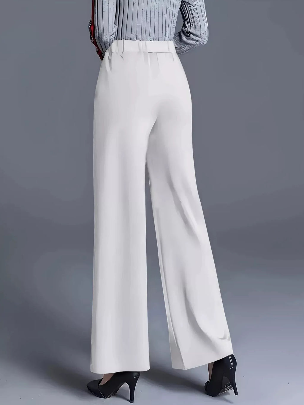Wide Leg High Waist Pants - Girly Tea