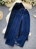 High Waist Wide Leg Jeans - Girly Tea