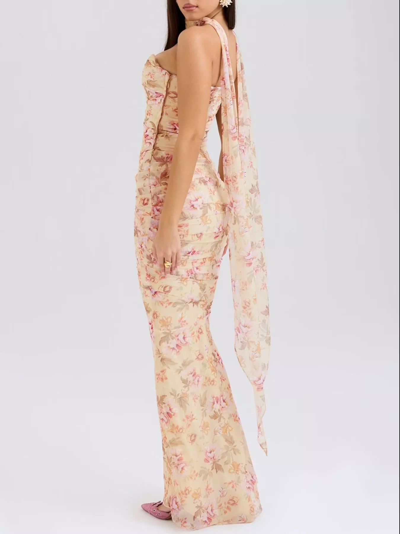 Tube Top and Maxi Skirt Set - Girly Tea
