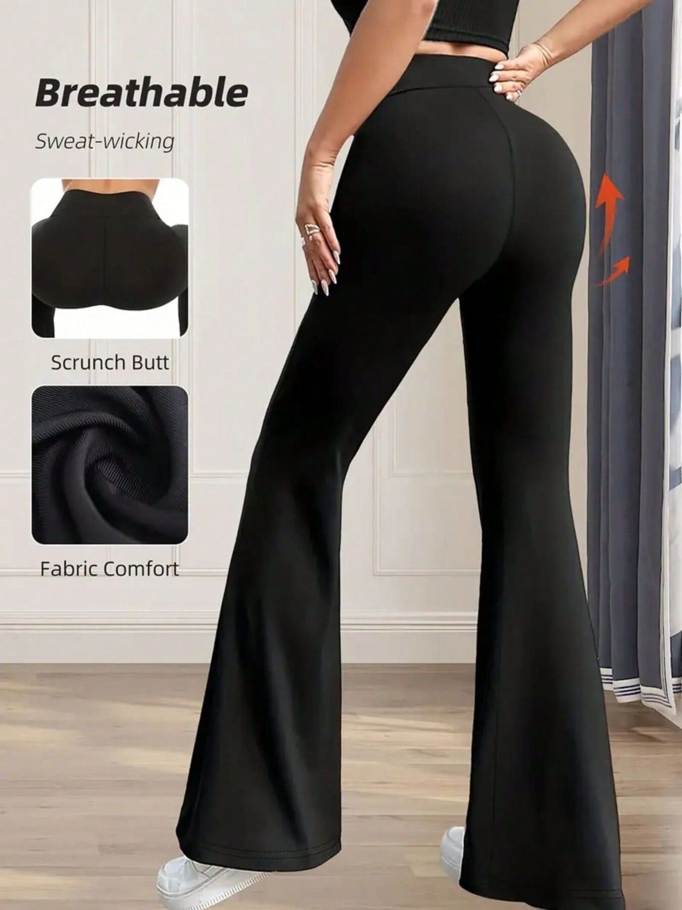 High Waist Flare Pants - Girly Tea