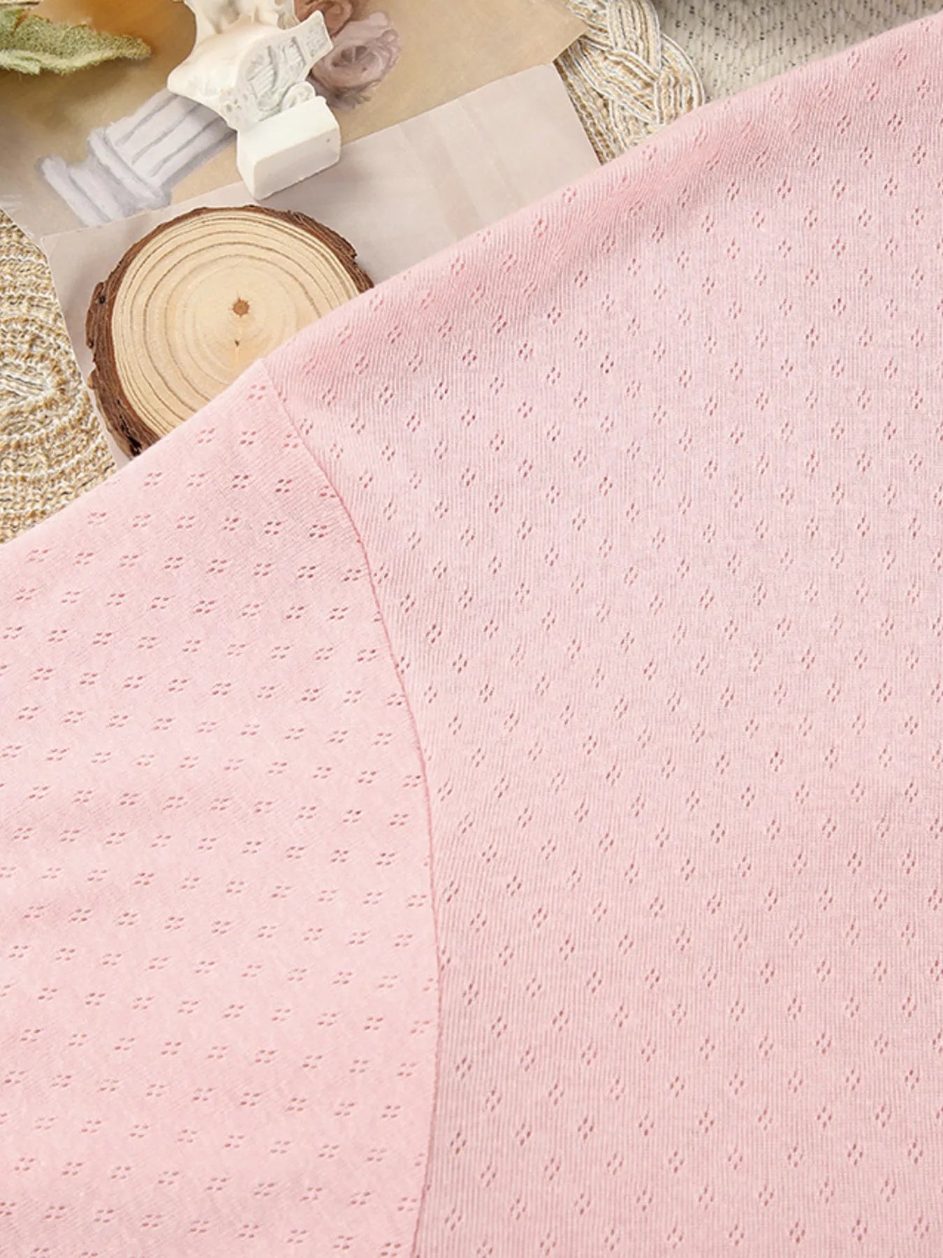 Tie Waist Kimono Sleeve Lounge Nightgown - Girly Tea